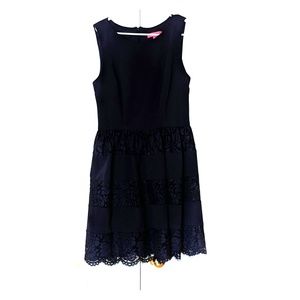 Navy blue Betsey Johnson dress